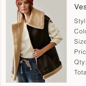 Free People Bad Habits Cozy Vest